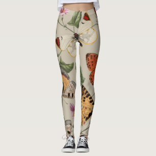 Leggings Papillon Moth Nature Collection Dessin