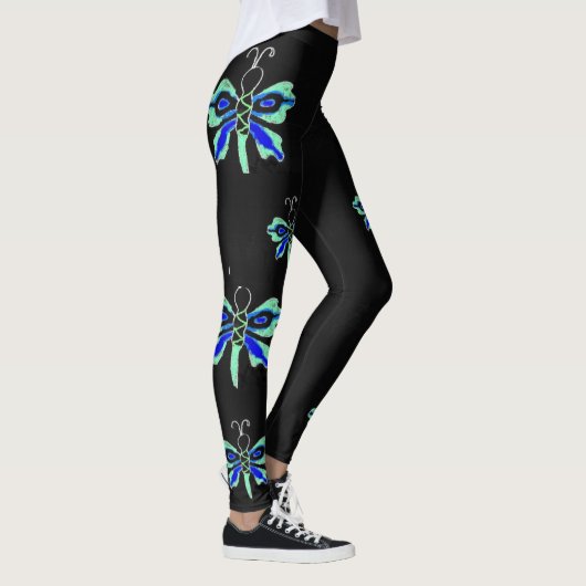 Leggings Papillon néon (Droite)
