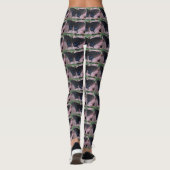 Leggings Papillon noir à queue noire #1 (Dos)