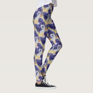 LEGGINGS PAPILLON NOIR ET BLANC