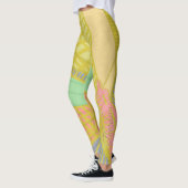 Leggings Papillon Or Abstrait Jad Rose (Gauche)