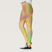 Leggings Papillon Or Chic jaune orange (Gauche)