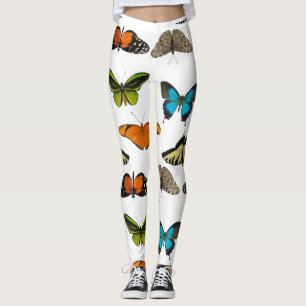 Leggings Papillon, papillons design transparent (modifier)