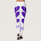 Leggings Papillon pourpre (Dos)