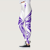 Leggings Papillon pourpre (Gauche)