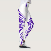 Leggings Papillon pourpre (Droite)