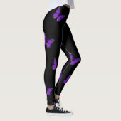 Leggings Papillon pourpre (Droite)