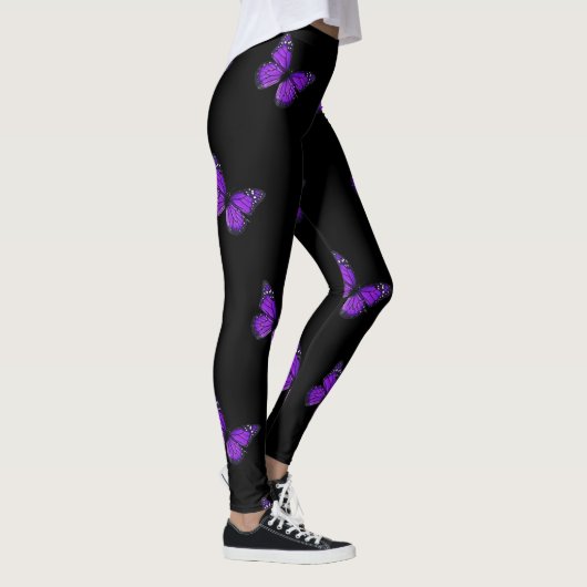 Leggings Papillon pourpre (Droite)