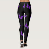 Leggings Papillon pourpre (Dos)