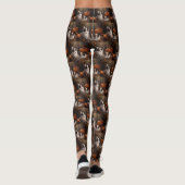 Leggings Papillon Puppy Automne Citrouille de plaisir (Dos)