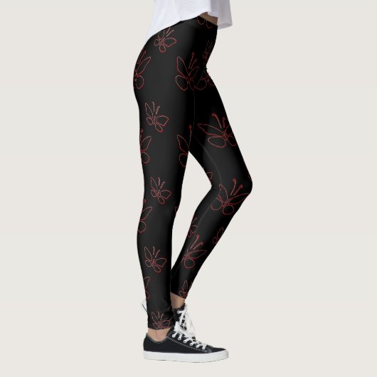 Leggings papillon rose (Droite)