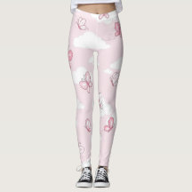 Papillon Rose Mignon Motif Pastel Femme Yoga