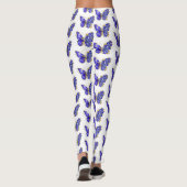 Leggings Papillon Saphir Fleur (Dos)
