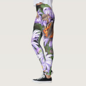 Leggings Papillon sur les fleurs (Gauche)