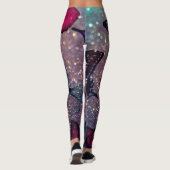 Leggings Papillon sur Parties scintillant (Dos)