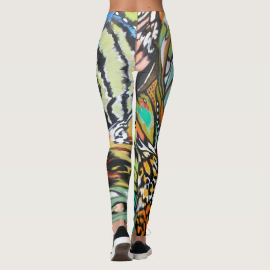 Leggings Papillon surréaliste (Dos)