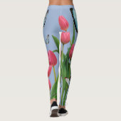 Leggings Papillon tulipe à fleurs (Dos)