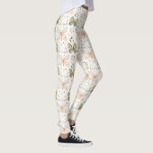 Leggings Papillon Vert Menthe Rose Blush (Droite)
