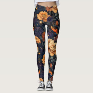 Leggings Papillon Vintage Fleur Sauvage (11)