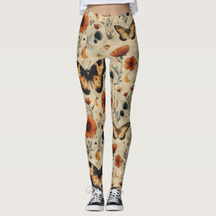 Leggings Papillon Vintage Fleur Sauvage (5)