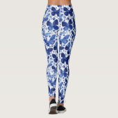 Leggings Papillons Aquarelle Indigo Blue (Dos)