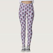 Leggings Papillons aux champignons poilus (Devant)