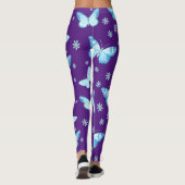 Leggings Papillons bleu clair (Dos)