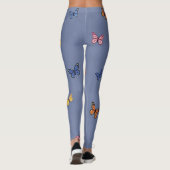 Leggings Papillons Bleu Douce (Dos)