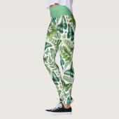 Leggings Papillons bleu-vert (Gauche)