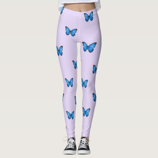 Leggings Papillons Bleus (Devant)