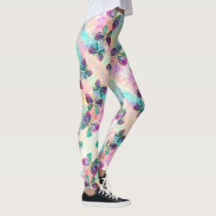 Leggings Papillons colorés mignons 8 -