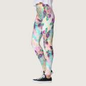 Leggings Papillons colorés mignons 8 - (Gauche)