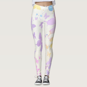 Leggings Papillons d'aquarelle