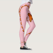 Leggings Papillons de passion rose coeur - Dansez avec moi (Droite)