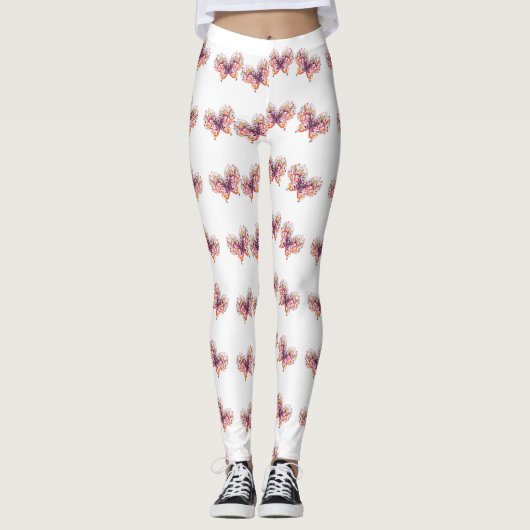 Leggings Papillons de style classique (Devant)