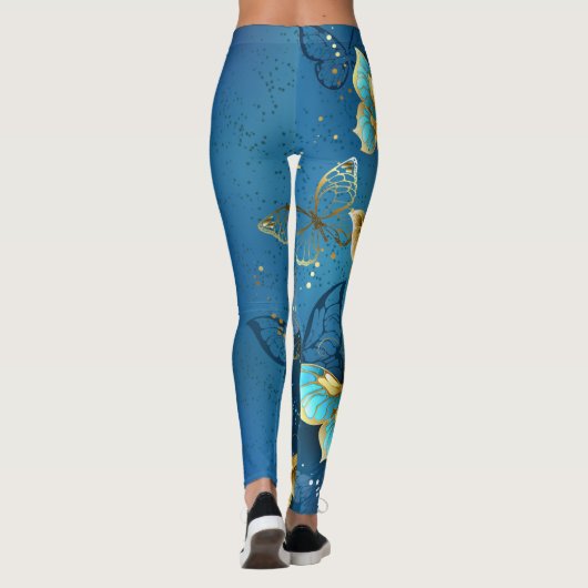 Leggings Papillons d'or (Dos)
