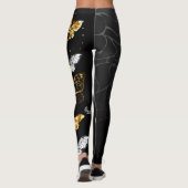 Leggings Papillons d'or et de blanc (Dos)