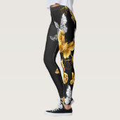 Leggings Papillons d'or et de blanc (Gauche)