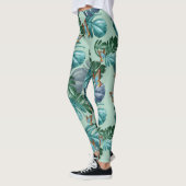Leggings Papillons du Paradis/Tropical Turquoise Splash (Gauche)