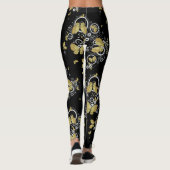 Leggings Papillons et engrenages. (Dos)