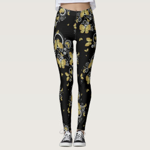 Leggings Papillons et engrenages.