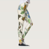 Leggings Papillons et fleurs Illustration Vintage 1 (Droite)