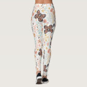 Leggings Papillons Fleurs Et Abeilles (Dos)