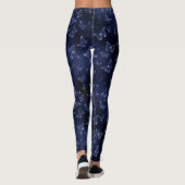 Leggings Papillons Glam Argent Pailletés (Dos)