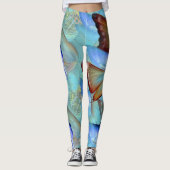 Leggings Papillons mobiles Abstraits (Devant)