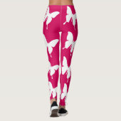 Leggings Papillons monarques roses (Dos)