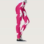 Leggings Papillons monarques roses (Droite)