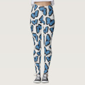 Leggings Papillons morpho bleu (Devant)