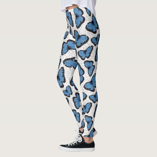 Leggings Papillons morpho bleu (Gauche)