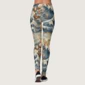 Leggings Papillons sur les vagues (Dos)